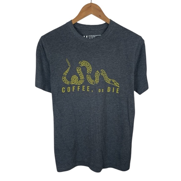 TS1065 Men’s Black Rifle Coffee Co Join or Die Military Triblend T Shirt S - Picture 2 of 4